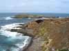 [Cape du Couedic (note seals far below on rocky beach)]