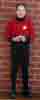 [Clara as Captain Katherine Janeway (of Star Trek Voyager)]