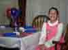 [Clara (dressed as Emily Stratford) ready for her party]