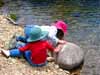 [Playing in the Snowy River near Island Bend]