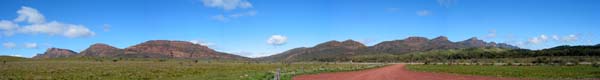 [The Pound from the East, Flinders Ranges]