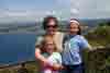[Sandy, Clara and Lucy at Table Cape]