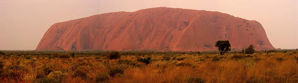 [Uluru at sunset]