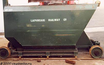 [Laphroaig Distillery Railway Car]